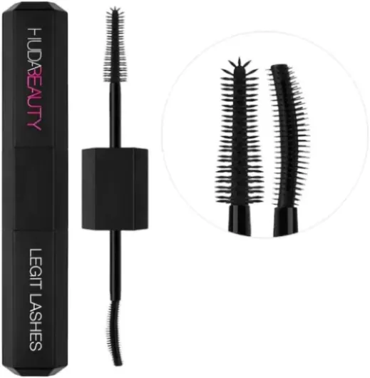Huda Beauty Legit Lashes Mascara (2 in 1 (2 x 8.5ml)) Noir 8.5 ml (Lot de 2)