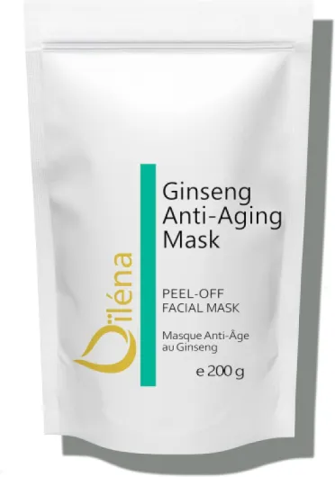 Masque Anti-âge au Ginseng Masque Peel-Off Masque d'Alginate gelifiant en poudre 200 g - 10 soins Masque Visage Peau Normale