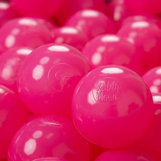 100 ∅ 7Cm Balles Colorées Plastique pour Piscine Enfant Bébé Fabriqué en EU, Rose Foncé 100 Balles/7cm Rose Foncé