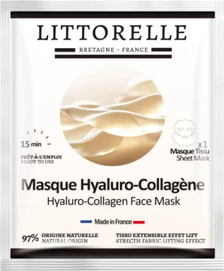 Masque Liftant Hyaluro-Collagène – Lifting Hydratant, Anti-oxydant, Anti-âge, Anti-Rides – 97% d’Origine Naturelle – Fabriqué en France – Peau déshydratée, sèche, mature, fatiguée – Teint terne 1