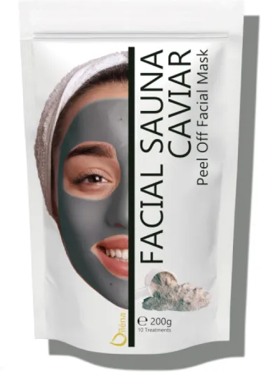 Masque Visage Relaxant et Lifting au Caviar - Soin Fermeté - Masque Peel-Off - Anti-Âge - Hydratation et Élasticité - Élimination Points Noirs, Transparent, 200g (Lot de 1)
