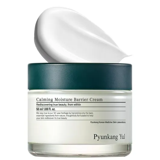 Pyunkang Yul PKY Calming Moisture Barrier Cream Instantly Soothes Sensitive Skin, Hyaluronic Acid & Ceramide for Hydration, Vegan, Korean Skincare (1.69 Fl - Oz, 50ml) Calming Moisture Barrier Cream 1.69 Fl.oz.