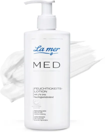 La mer MED Lotion hydratante pour le corps - Pour peaux sensibles et sèches - Réduit les rougeurs et les sensations de tension - Soin pénètre rapidement - 200 ml