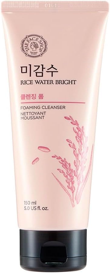 The Face Shop - Nettoyant moussant brillant à l'eau de riz (150 ml) Riz 147.87 ml (Lot de 1)