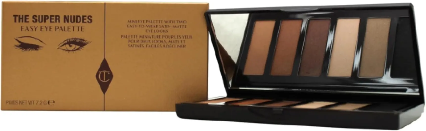 Charlotte Tilbury Easy Eye Palette - Super Nudes 8.2g