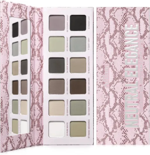DE'LANCI Palette de Fards à Paupières Mate Neutres, Matte Eyeshadow Palette Aux Tons Frais Entièrement - Compact De Maquillage Pour Les Yeux Doux Et Naturels, Facilement Mélangeables Pour Femmes