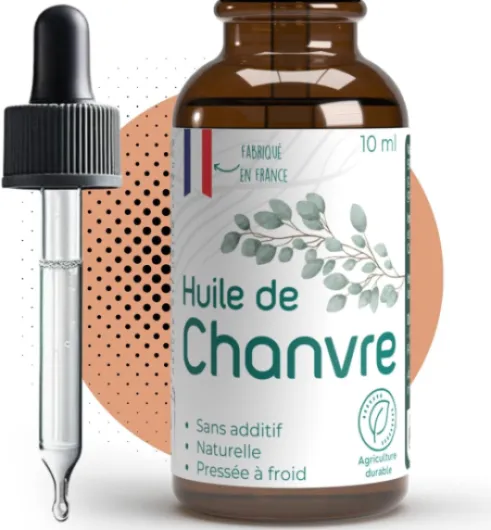 Laboratoire Terosmose • Huile de chanvre - 100% graines de chanvre - Hemp oil - Haute qualité et efficacité - Conditionné en France