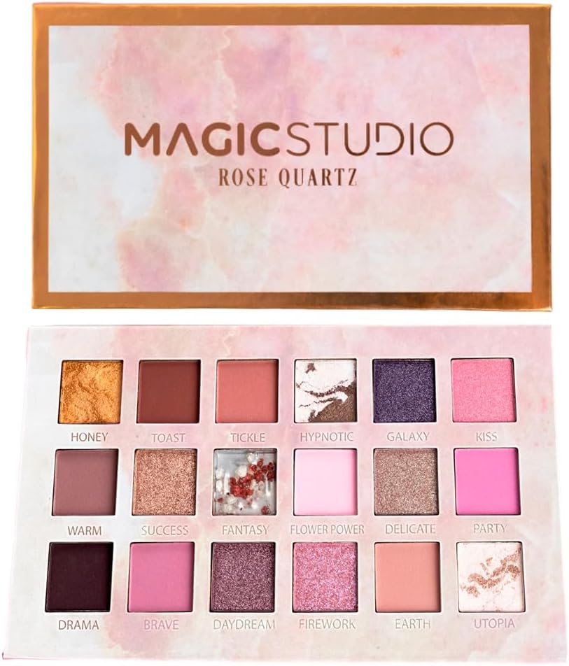 Magic Studio Rose Quartz 18 Eyeshadows Palette
