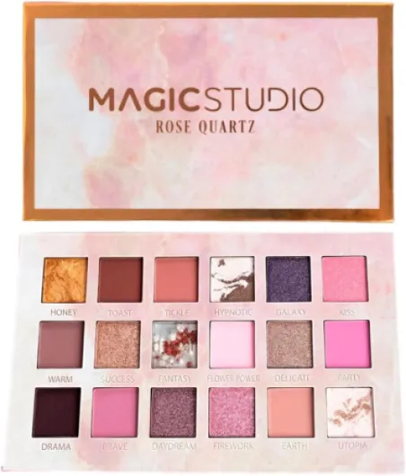 Magic Studio Rose Quartz 18 Eyeshadows Palette