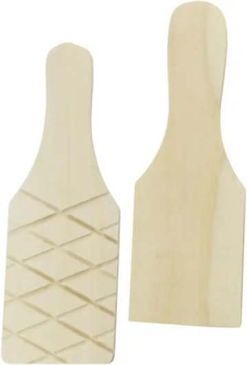 2pièces Lot de Palettes De Modelage Bois pour Poterie Outil De Sculpture Argile Et Bois Facilitant La Création De Formes Variées