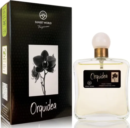 Orquidea - Compatible avec Black Orchid di Tom Ford - Eau De Cologne Intense 100 ml, Parfum Pheromone pour Femme, Parfum Generique