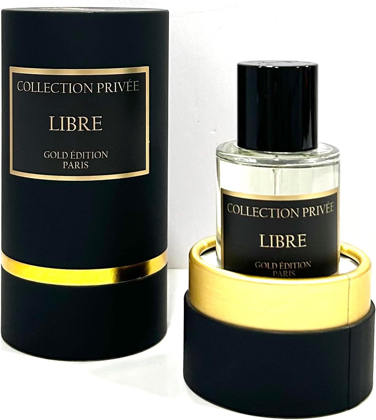 Parfum LIBRE Collection Privée Nouvelle Edition (Gold Edition), Idée Cadeau, un parfum longue durée et unisexe de 50 ml, fabriqué en France (LIBRE)