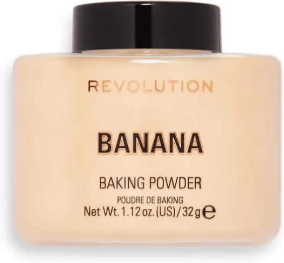 Makeup Revolution, Loose Baking Powder, Poudre, Banana, 32g Jaune