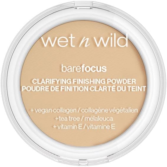 Bare Focus CLARIFYING FINISHING POWDER Light/Medium Makeup Finishing Powder Light-Medium