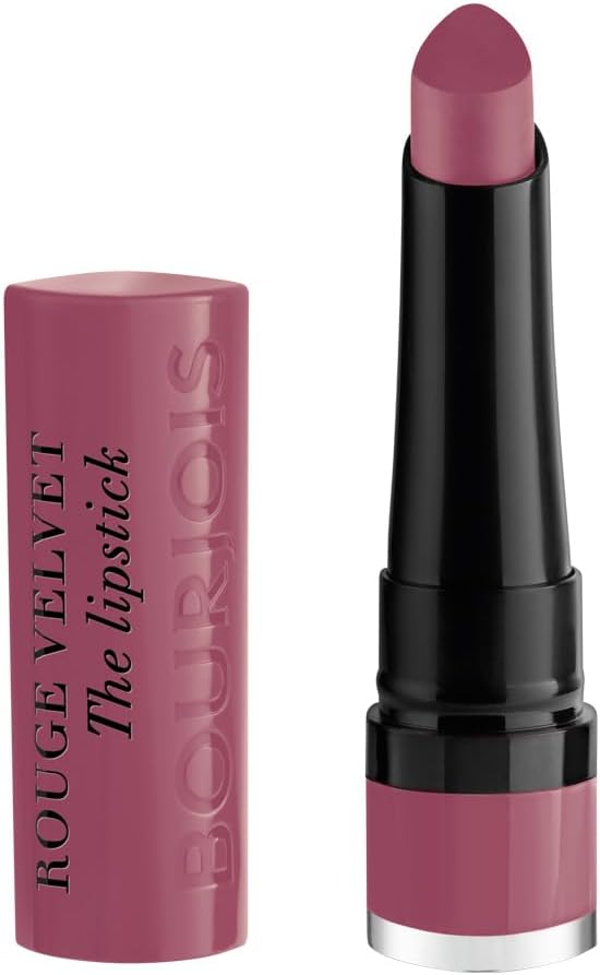 Rouge À Lèvres Rouge Velvet The Lipstick 19 Place des Roses - Ultra Pigmenté - Fini Mat Intense - Longue Tenue 24H - Applicateur Précis - Sensation Lèvres Nues Place des Roses 1 unité (Lot de 1)