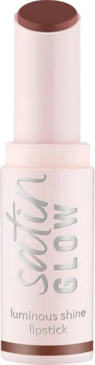 Cosmetics Satin Glow Luminous Shine Lipstick Rouge à Lèvres, Luminescent, Intense en Couleurs (3.5g) Deja-brew