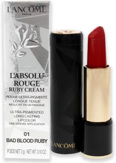 Lancome Ruby Cream BARRA DE LABIOS, Barre À LÈVRES CRÈME Rubis Absolu Rouge 01 1UN Mixte, 1, Seulement