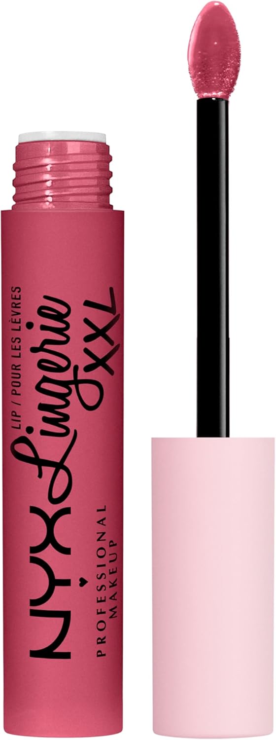 Rouge à Lèvres Liquide Mat Lip Lingerie XXL, Longue Tenue, Formule Vegan, Sans transfert, Teinte : Push'd Up (15)
