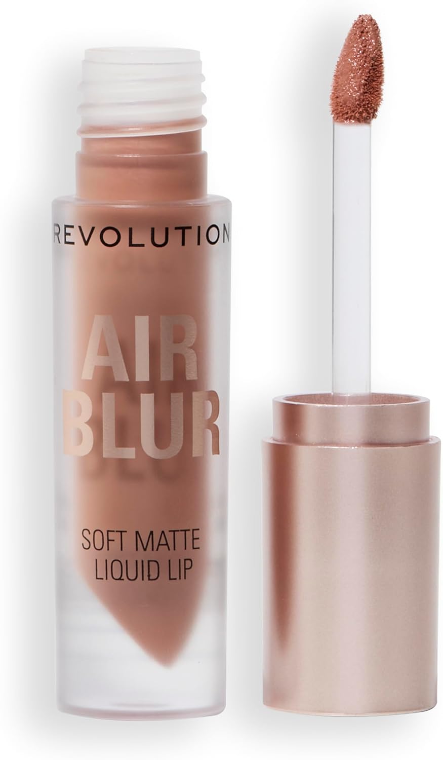 Revolution Air Blur Rouge à Lèvres Liquide Mat - Couleur longue tenue - Vegan & Cruelty-Free - Siren Brown Nude - 3.5ml