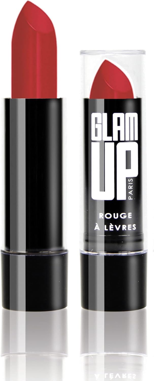 Glam'Up Paris - Rouge à Lèvres Onctueux et Hydratant - Texture Douce et Fondante - Couleur Lumineuse et Intense - N°11 - Rouge Passion N°11 Passion