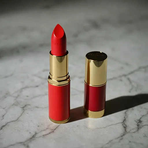 Le rouge shine lipstick clé de peau beauté : l’alliance du luxe et de l’innovation
