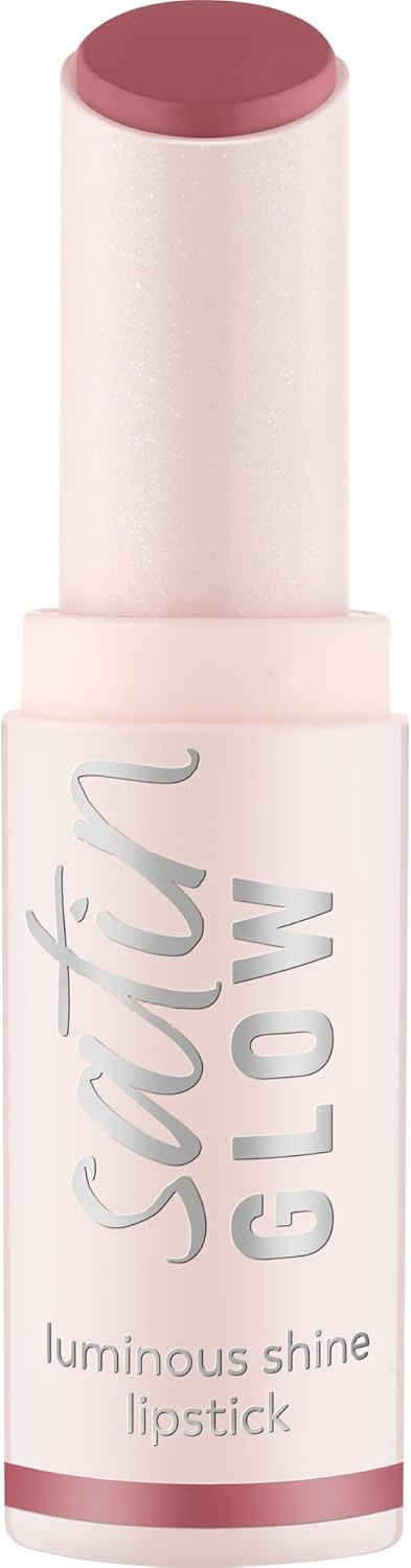 Cosmetics Satin Glow Luminous Shine Lipstick Rouge à Lèvres, Luminescent, Intense en Couleurs (3.5g) Rose And Shine