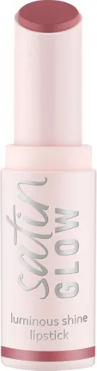 Cosmetics Satin Glow Luminous Shine Lipstick Rouge à Lèvres, Luminescent, Intense en Couleurs (3.5g) Rose And Shine