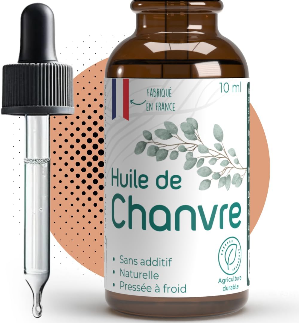 Laboratoire Terosmose • Huile de chanvre - 100% graines de chanvre - Hemp oil - Haute qualité et efficacité - Conditionné en France