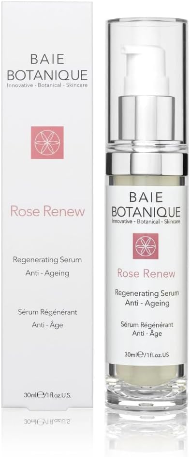 Professionnel Sérum Anti-Âge 30ml - Acide Hyaluronique Botanique - Eau de Rose, Absolu de Rose, Huile de Graines D'églantier, Acide Glycolique - Primé - Naturel à 98%, Biologique à 80% 30 ml (Lot de 1)