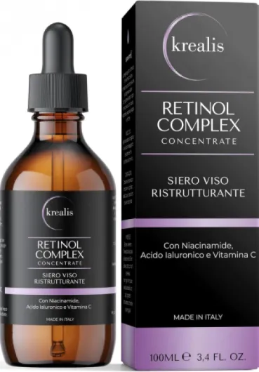 �100ml• Retinol Serum Visage, soins pour le visage avec Niacinamide, Acide Hyaluronique et Vitamine C, Sérum Rétinol Hydratant, Sérum Visage, Anti-ride, Anti-tache pour Femme et Homme