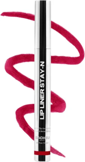 Lip Liner STAY-N Peel Off Lip Stain — Rouge à Lèvres Qui Se Décolle, Longue Tenue Mate, Encre à Lèvres Sans Transfert Enrichie en Acide Hyaluronique & Vitamine E (getREDy) getREDy 3.5 ml (Lot de 1)