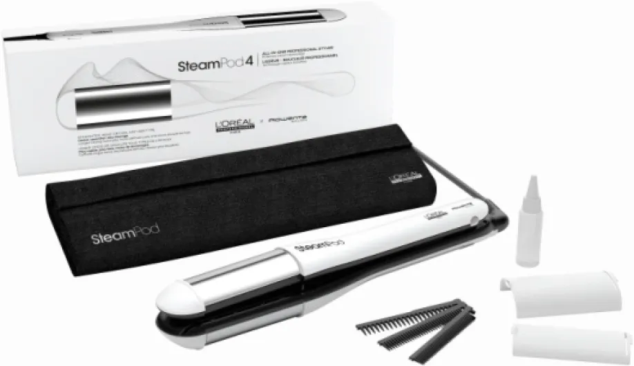 L'OREAL PROFESSIONNEL - SteamPod 4 - Coiffage Rapide - Technologie Vapeur Brevetée - Tous Types De Cheveux Lisseur V4