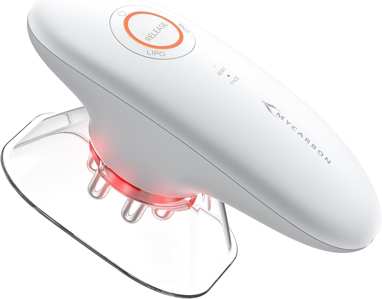 MYCARBON Masseur Anti Cellulite à Ventouse Électrique Palper-rouler Automatique Appareil Massage Infrarouge Minceur Aspiration Liposuccion Raffermissement pour Visage, Ventre, Cuisses, Bras, Jambes Blanc