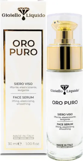 Sérum Visage À L'Acide Hyaluronique Surpuissant I Or Colloïdal 20 Ppm Pur 100% Bio I Anti-rides, Anti-Taches Et Anti-âge 30 ML