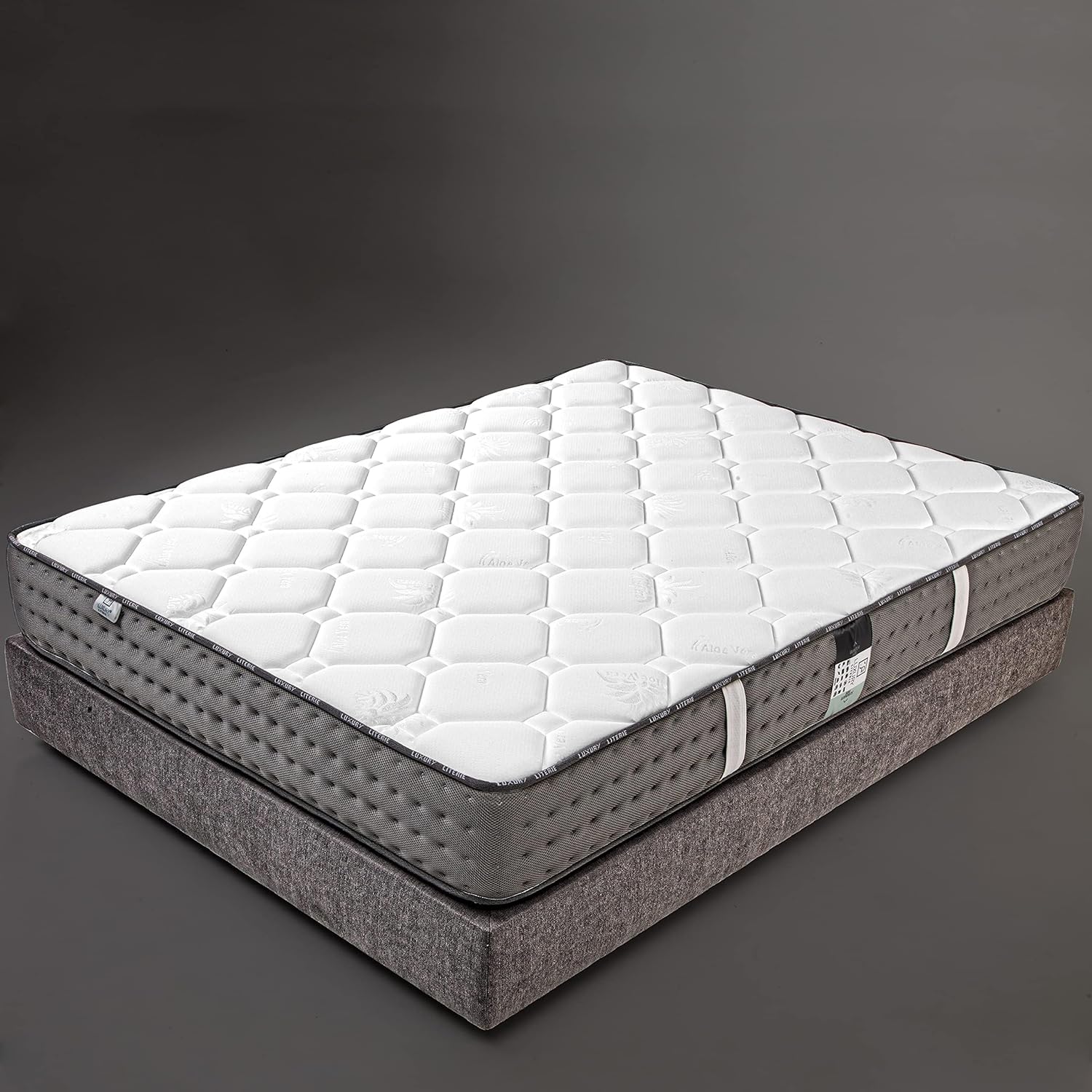 Matelas Zen 160 x 200- Mousse A Mémoire De Forme Adaptabilité Optimale - Système Mousse HR - 10 Zones De Confort - 20 cm - Toutes Les Dimensions 160 x 200 cm