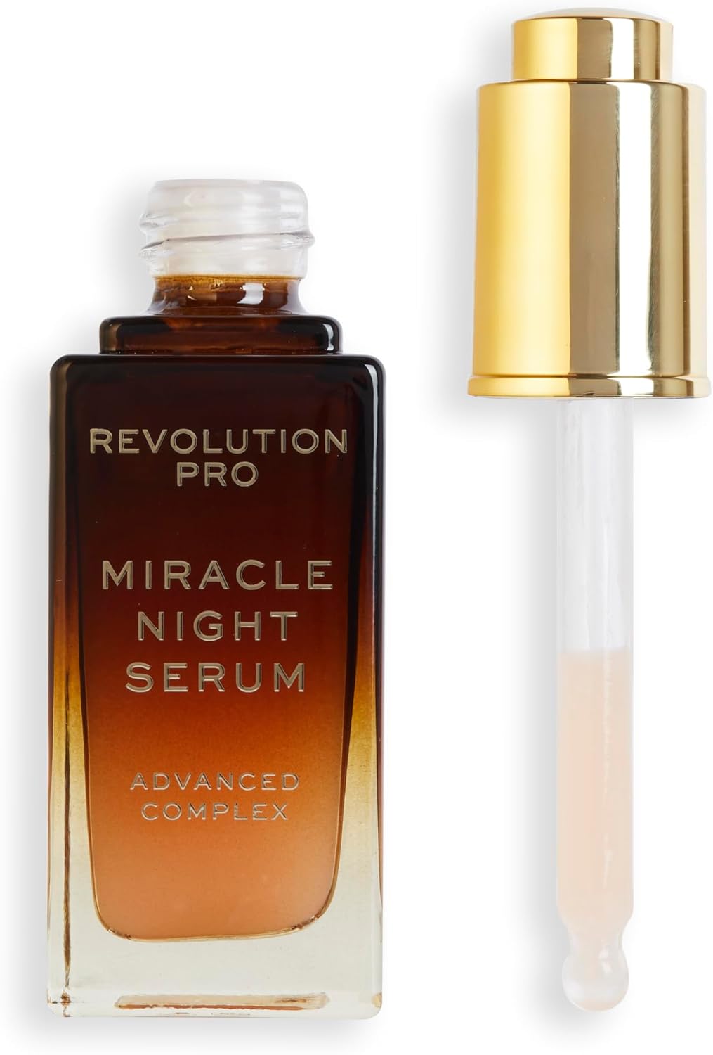 Revolution Pro, Sérum Miracle Night Rescue Advanced Complex, Sérum Visage Nuit, Lisse & Repulpe la Peau, 30 ml - Régénération Nocturne !