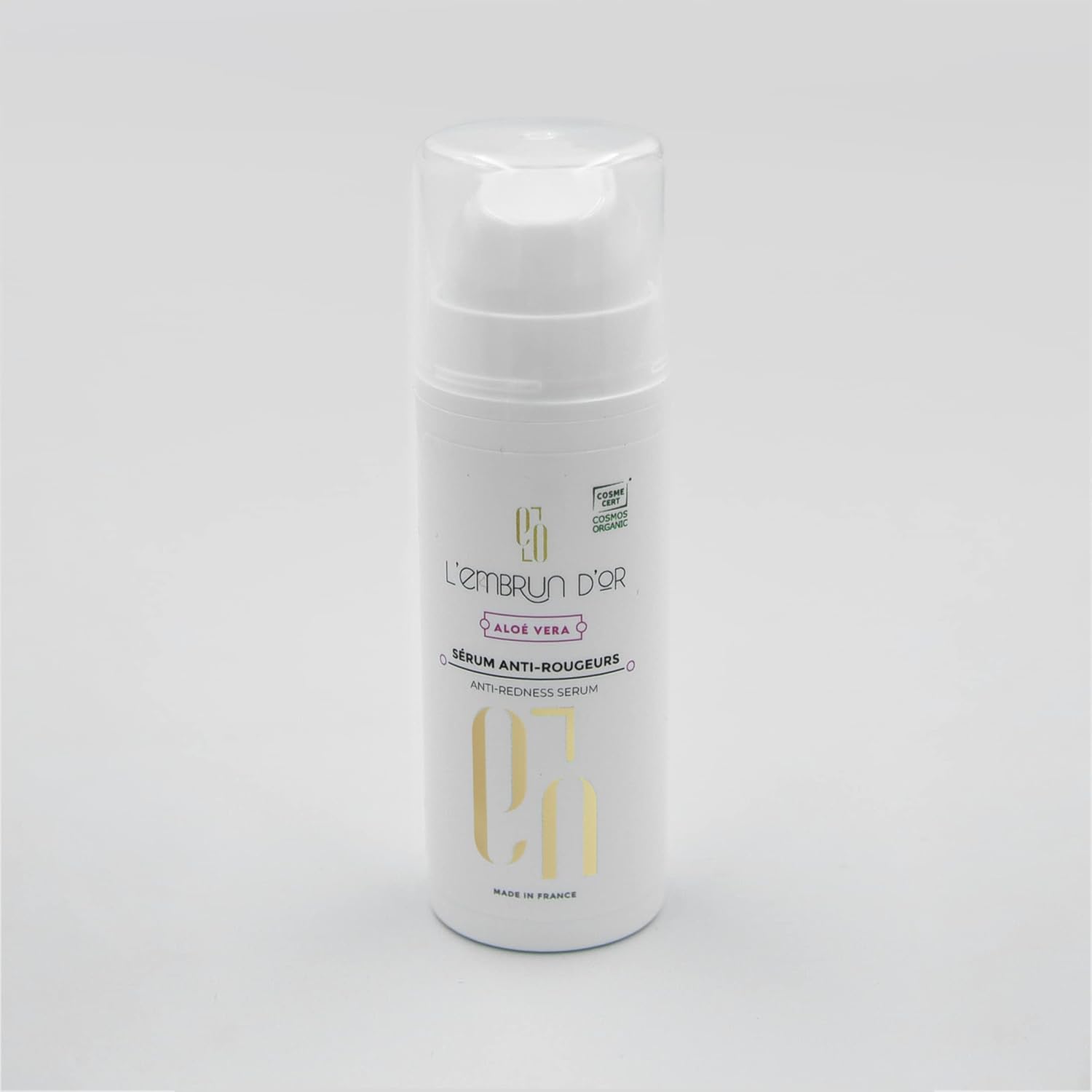L'Embrun d'Or - Sérum anti-rougeurs - soin apaisant, relaxant, tonifiant et anti-âge pour peaux sensibles et réactives - BIO - 30 mL