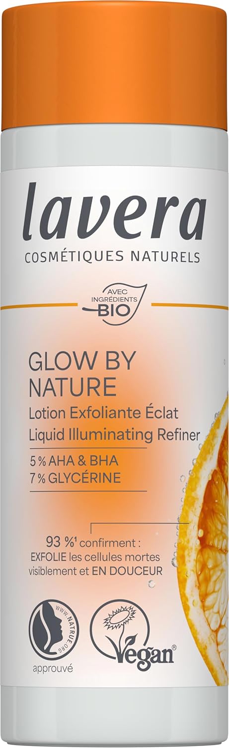 Glow By Nature Raffineur illuminant liquide - exfolie les cellules mortes visiblement et en douceur - régénération visible de la peau - 100 ml - vegan