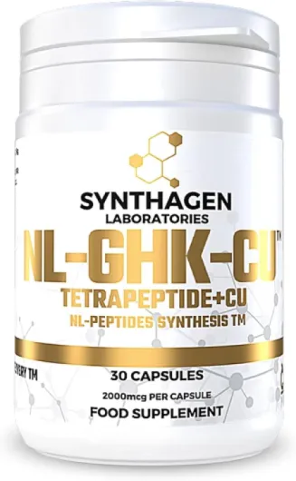 NL-GHK-CU - TRI-PEPTIDE + CU - Peptides pour la Régénération de la Peau - Pour le Traitement des Rides et Cicatrices - Pour la Croissance et l'Épaisseur des Cheveux