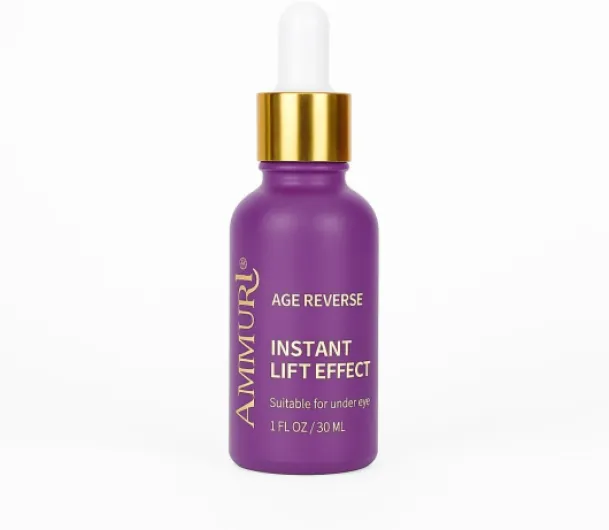 Ammuri Age Reverse Sérum à effet lifting instantané, traitement anti-âge, peptides et acide hyaluronique, 30 ml