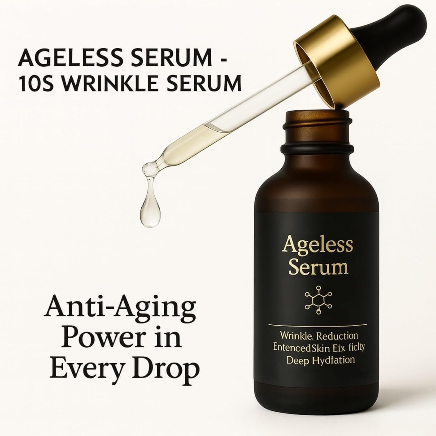 Luxeveria Anti Rides Puissant Immediat, Sérum Anti-âge Luxeveria Herbionyx 10s, Serum Anti Rides, Soin Coréen Visage, Herbionyx à L'acide Hyaluronique Et Au Rétinol, Raffermit Et Lisse Les Ridules