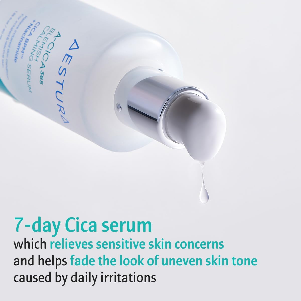 A-CICA 365 Sérum visage apaisant imperfections Sérum niacinamide pour peaux sèches et sensibles Atténuation des rougeurs dues à l'acné Minimisation des imperfections 40ml Serum