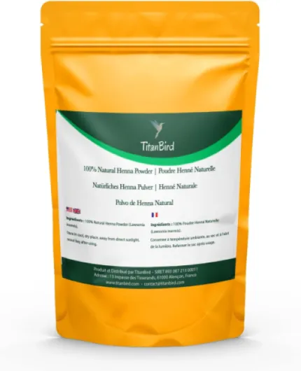 200g Henné en Poudre, Naturel - Jolie Reflet Roux Cuivré - Coloration Cheveux - Origine : Montagnes de l'Atlas - 100% Naturel, Pur et Sans Additifs - Poudre Fine de Qualité Supérieure