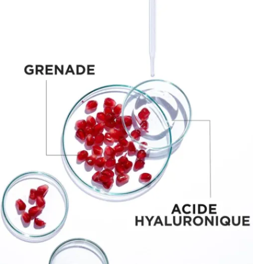 Skin Active - Coffret Masques Tissu Hydra Bomb - Hydratant & Repulpant - À Base De Grenade & Acide Hyaluronique - Vegan & Cruelty Free - Tissu Compostable - Peaux Déshydratées - x5 1 unité (Lot de 5)