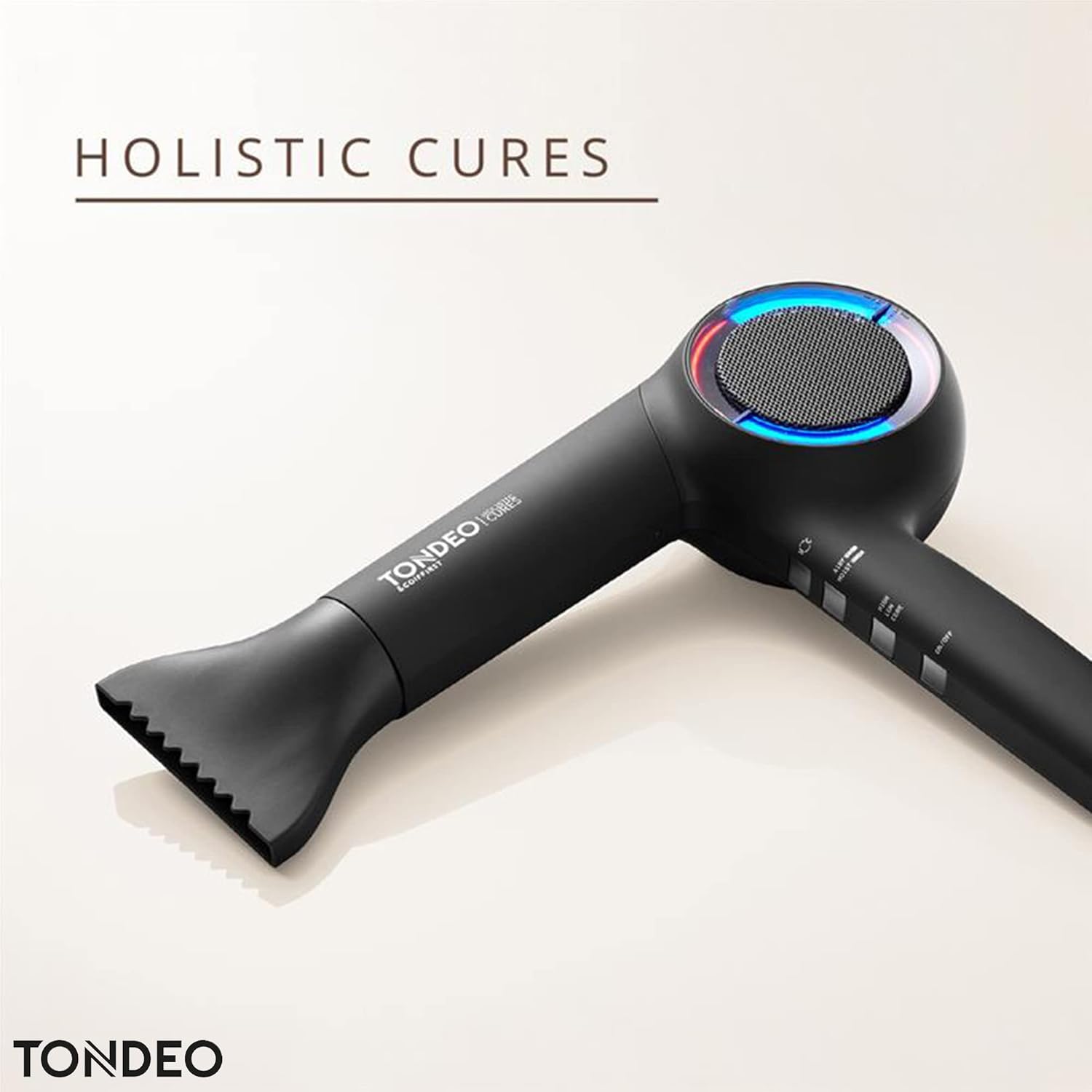 TONDEO Sèche-cheveux haut de gamme HOLISTIC CURES - Sèche-cheveux professionnel - Technologie innovante de soin et de séchage