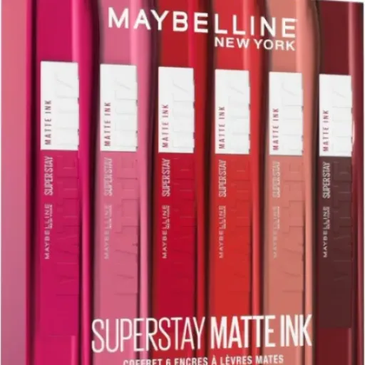 Test Maybelline Superstay Matte Ink (coffret 6 teintes) : des rouges à lèvres qui tiennent vraiment, mais pas les plus confortables