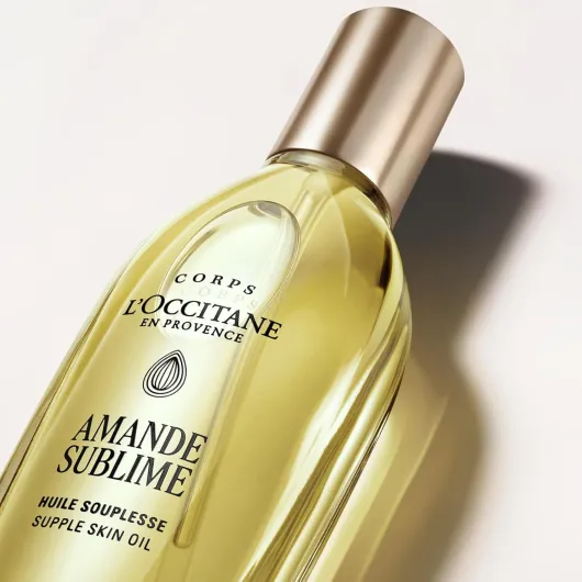L'OCCITANE - Huile Souplesse Amande Sublime - 100 ml - Adoucit et raffermit - Fabriqué en France