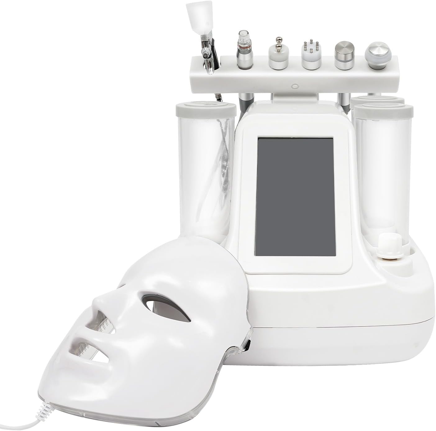 Appareil De Beauté Multifonction Esthétique Professionnel Aspirateur Visage Nettoyage à Bulles Radiofréquence RF 26W 220V Adapté Aux Instituts De Beauté Centres De Soins