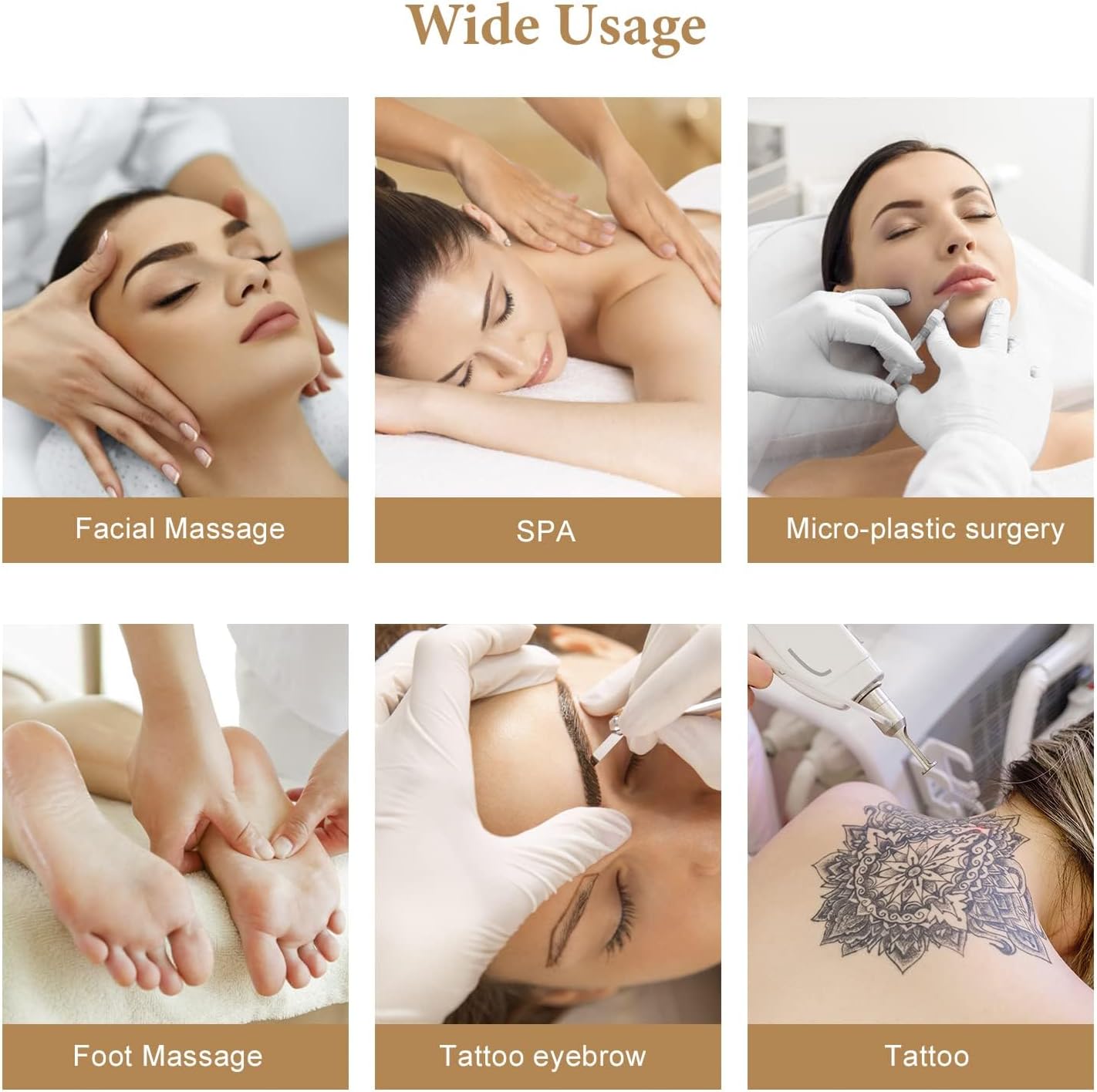 Bonnlo Table de Massage Pliante Professionnelle, lit D'esthéticienne, Table Esthetique Professionnel Faciale Polyvalente pour équipement de Salon de Beauté Spa Coiffeur (Blanc, Standard) Blanc Standard