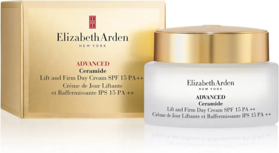 Elizabeth Arden, ADVANCED Ceramide Crème de Jour Liftante et Raffermissante, Anti-Rides, Anti-Âge, SPF 15 – 50 ml Crème de Jour IPS 15 PA ++